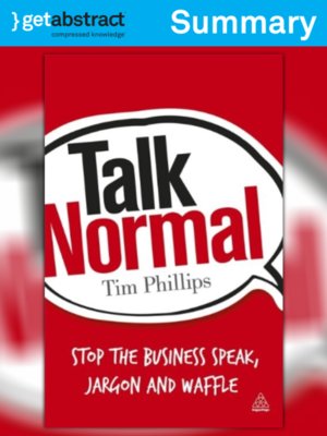 cover image of Talk Normal (Summary)